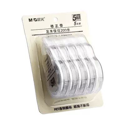 晨光 修正带 大容量不卡带不断带 12m*6 7.63元（需领券）