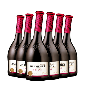 J.P.CHENET 香奈 西拉干红葡萄酒 法国原装进口 歪脖子酒 日常饮用 聚会 西拉