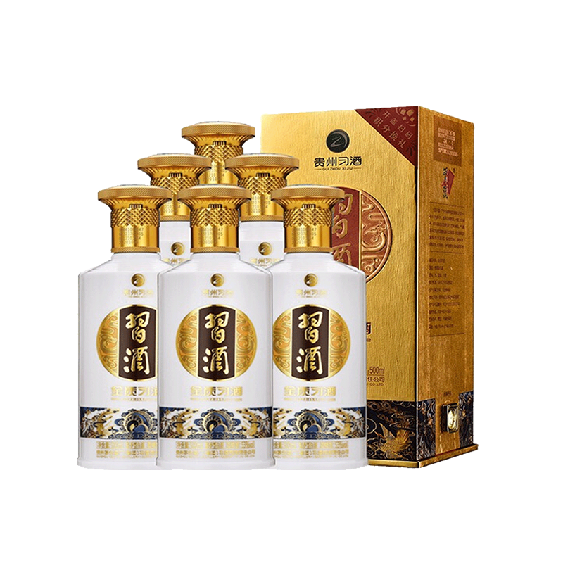 XIJIU 习酒 金质习酒500ml*6瓶 53%vol 酱香型白酒 ￥1071