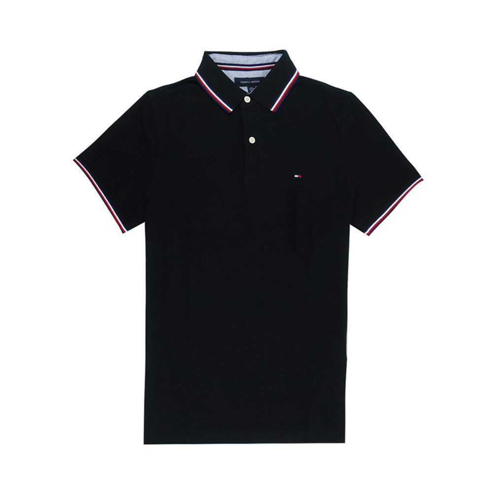 TOMMY HILFIGER 网球穿搭 男士左胸小logo短袖polo衫商务 151.05元