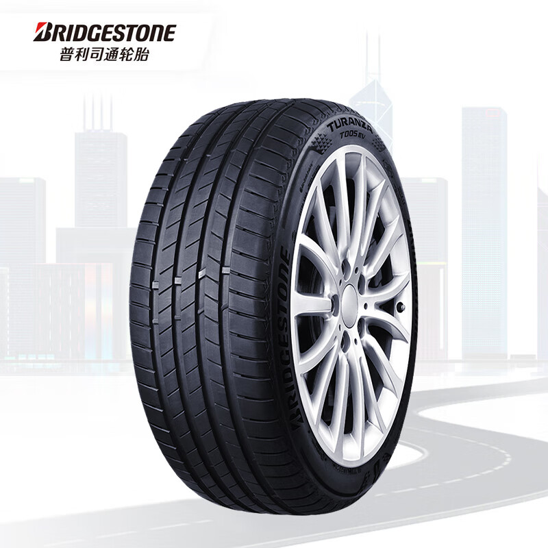 普利司通 新能源轮胎 255/45R19 104W T005 EV 静音棉适配特斯拉ModelY 892.31元