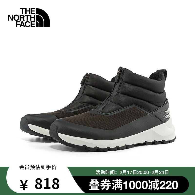 THE NORTH FACE 北面 保暖鞋女户外防水保暖冬季御寒|5LWF R0G/黑色 454.41元