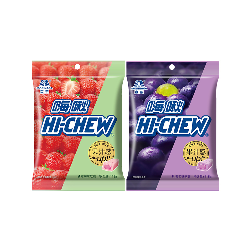 Morinaga 森永 嗨啾HI-CHEW水果果汁软糖118g 27.27元（需买3件，共81.81元）