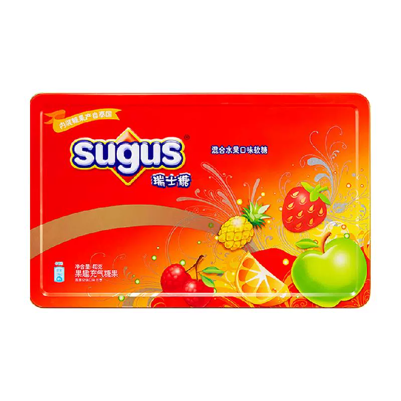 sugus 瑞士糖 水果软糖 混合口味413g*1盒 ￥17.9