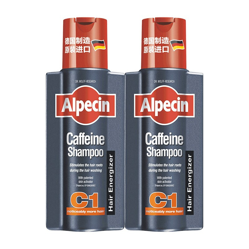 Alpecin 欧倍青 德国进口洗发水 C1咖啡因防掉发洗发露男女适用 250ml 129元