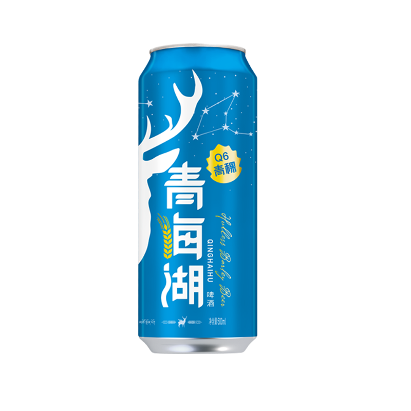限地区、plus会员、需首购:青海湖 Q6青稞啤酒 500ml*12听＊2件 57.82元（合28.91