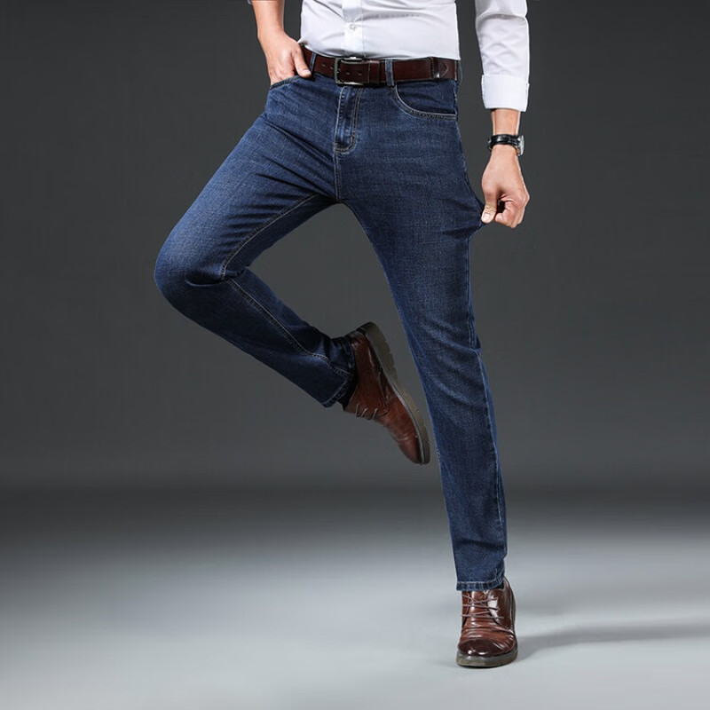 皮尔卡丹（pierre cardin）牛仔裤 薄款蓝色 195.86元（合32.64元/件）PLUS会员