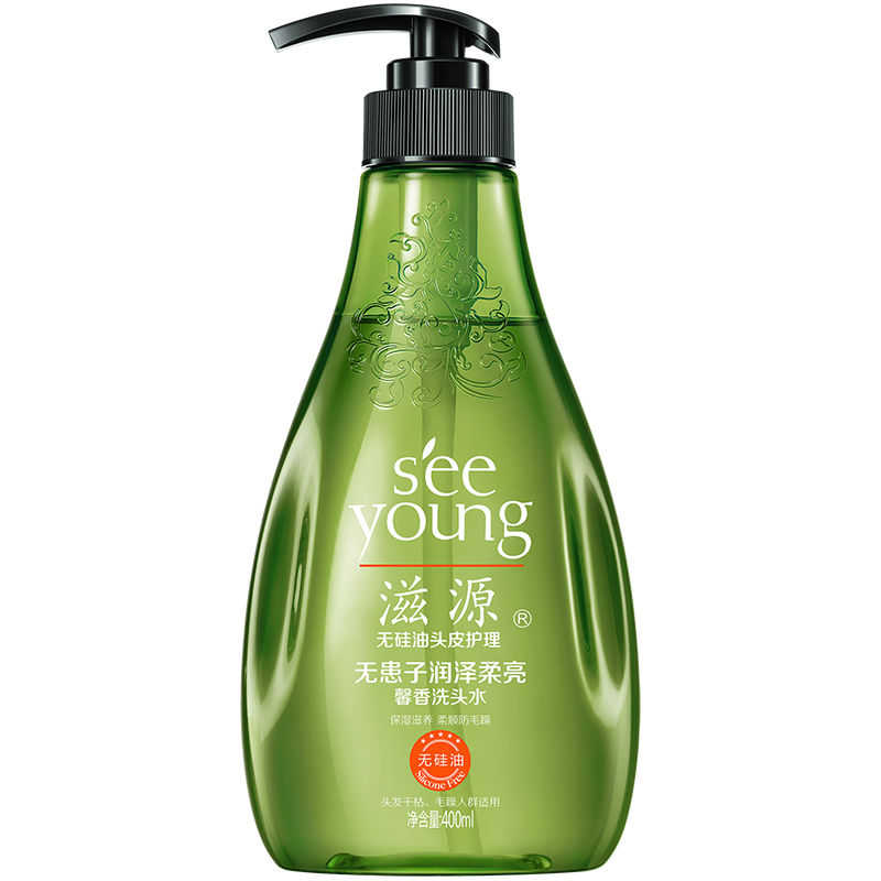 滋源 无患子润泽柔亮馨香洗头水 400ml 14.9元（需用券）