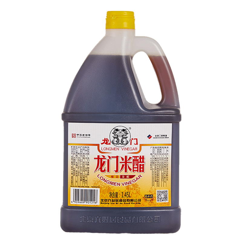 LONGMEN VINEGAR 龙门 炒菜调料汁厨房米醋 1.45L 7.9元包邮（需用券）