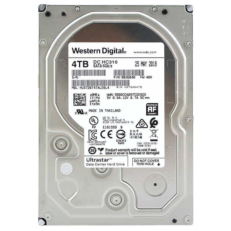 PLUS会员：WD 西部数据 CMR垂直 机械硬盘 3.5英寸大容量 西数企业盘 NAS网络存