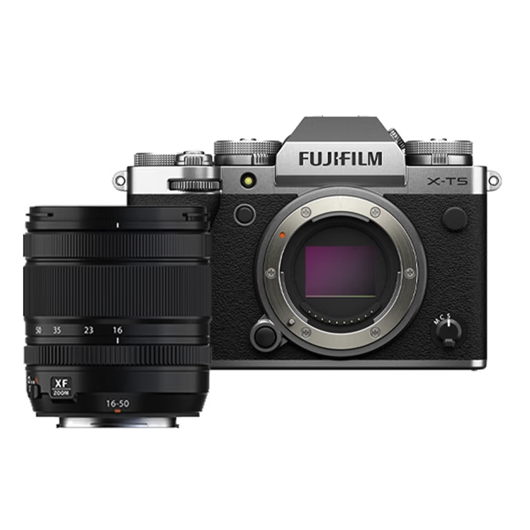 FUJIFILM 富士 X-T5 APS-C 画幅 微单相机 XF 16-50mmF2.8-4.8 R LM WR 单头套机 14990元