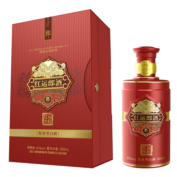 LANGJIU 郎酒 红运郎30 53度 酱香型白酒 500ml 单瓶装 2105.12元