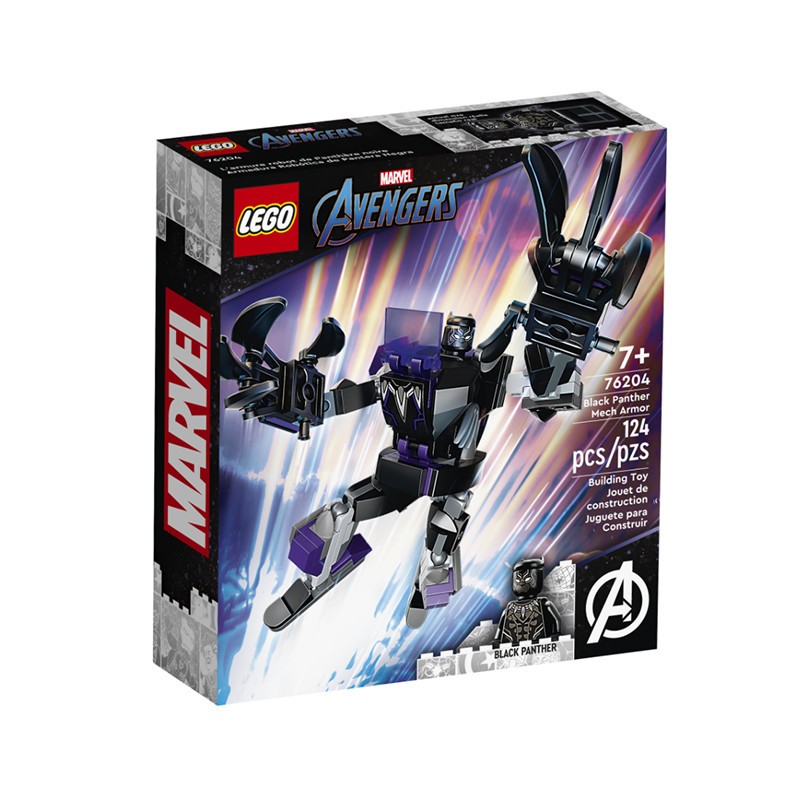 LEGO 乐高 Marvel漫威超级英雄系列 76204 黑豹机甲 52元