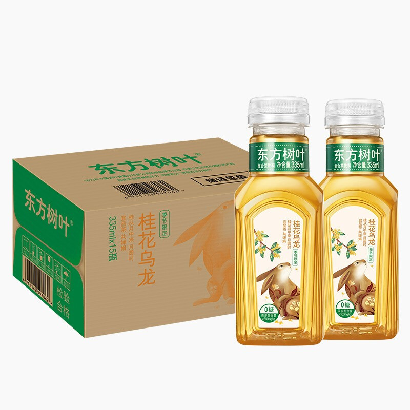 NONGFU SPRING 农夫山泉 东方树叶桂花乌龙茶饮料 335ml*15瓶 46.73元（需买3件，需