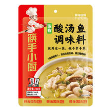 筷手小厨 复合调味料 泡椒酸汤鱼调味料 210g 4.9元