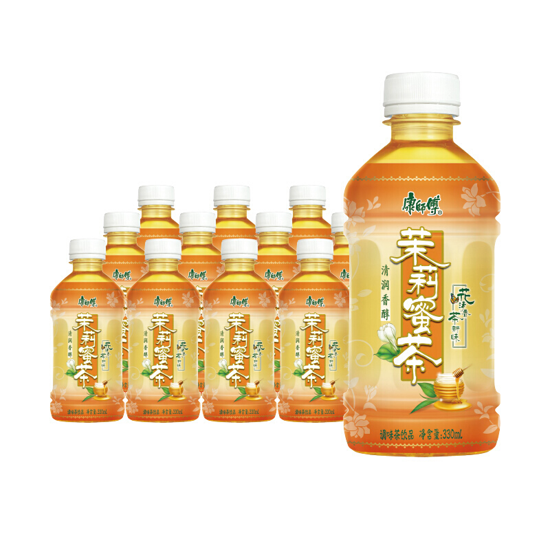 康师傅 茉莉蜜茶 茉莉花茶饮料 330ml*12瓶 14.2元（需用券）