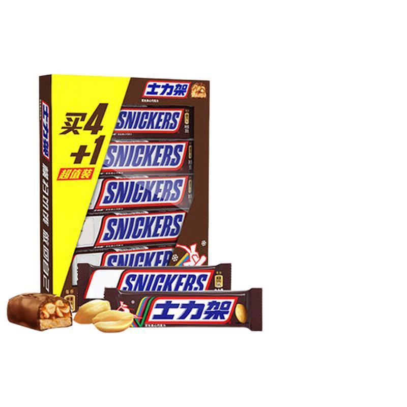 88VIP：SNICKERS 士力架 花生夹心巧克力 239g 13.2元