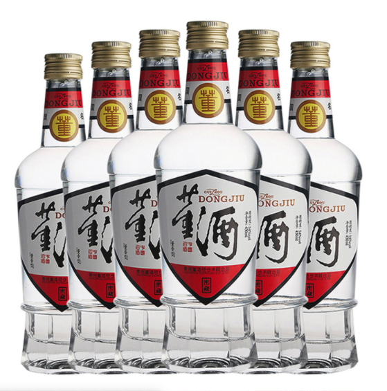 董酒 白标董香型白酒 54%vol 430ml*6瓶 659元