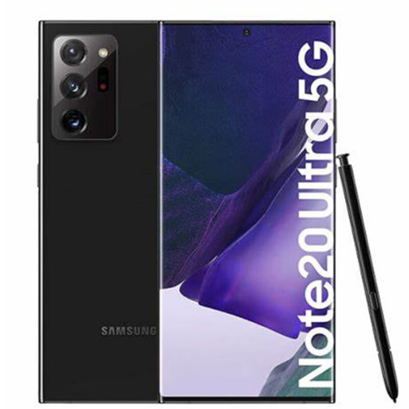 SAMSUNG 三星 Galaxy Note20 Ultra 5G 大曲面屏手写笔安卓智手机 官方标配 12+128GB 曜