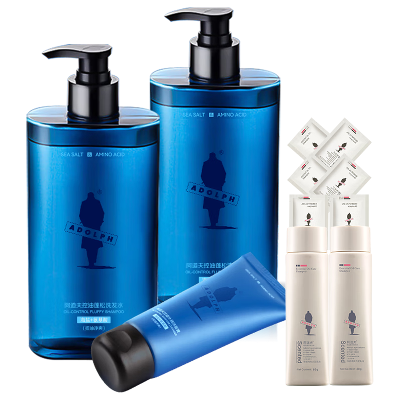 阿道夫 男士控油去屑洗发水 680ml 29.9元