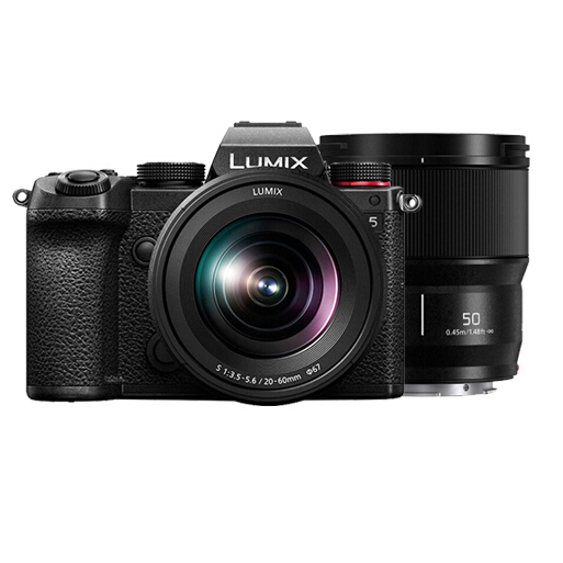 松下 Panasonic LUMIX S5K 全画幅 微单相机 黑色 Lumix S 20-60mm F3.5 变焦镜头 10698元