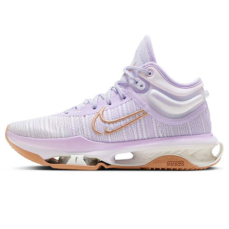 NIKE 耐克 篮球鞋男子缓震透气ZOOM G.T. 2运动鞋春夏DJ9432-500紫42.5 DJ9432-500微葡