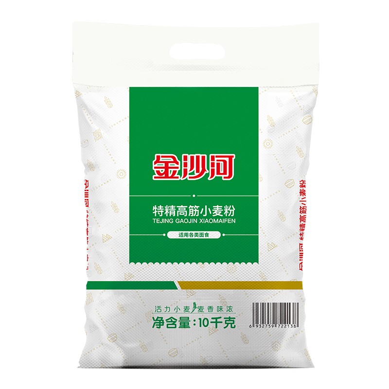 金沙河 特精高筋小麦粉 10kg 64.9元