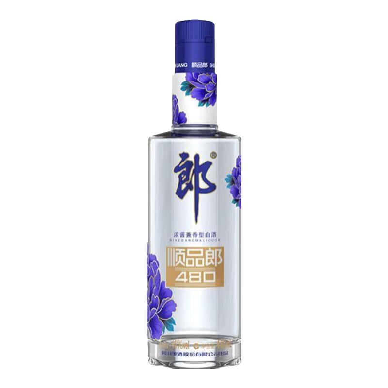 郎酒 蓝顺 顺品480 45%vol 兼香型白酒 480ml 单瓶装 124元（需用券）