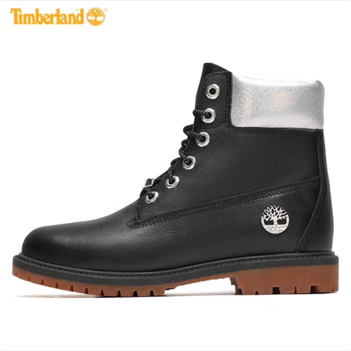 Timberland添柏岚 女鞋秋冬新款户外踢不烂防泼水耐磨黑色高帮靴 296.76元