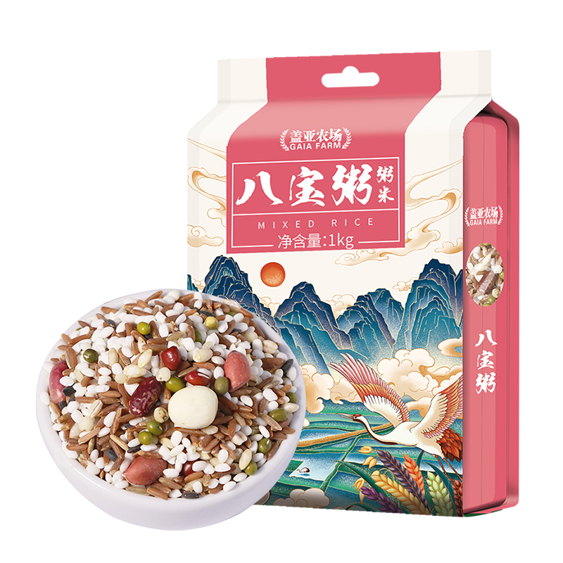 盖亚农场 八宝粥米1kg 3.05元