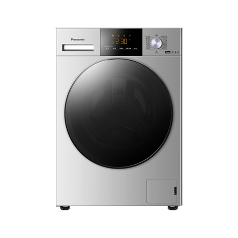 PLUS会员：Panasonic 松下 Xtra蔓越莓系列 滚筒洗衣机全自动 10公斤 XQG100-N1R3 2939