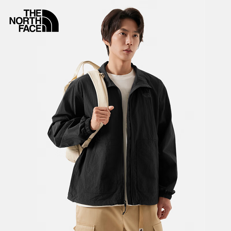 限时4小时、需首单：The North Face 北面 UPF50+立领防晒衣 87V1 JK3/宇宙黑 571.59元