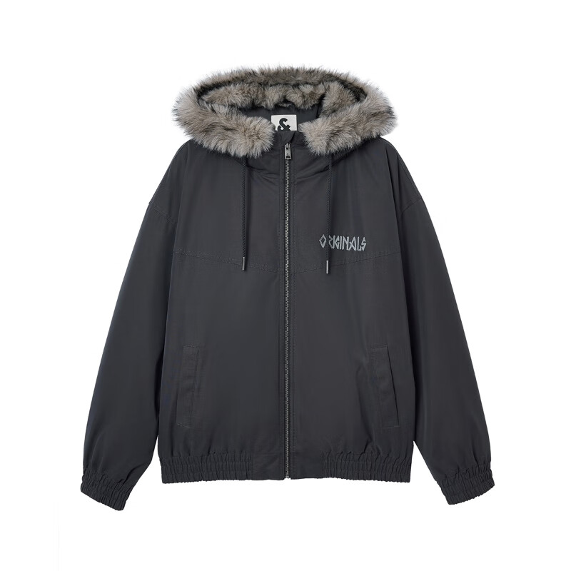 JACK&JONES 杰克琼斯 冬季连帽男士仿貂皮毛绒休闲夹克 381.12元