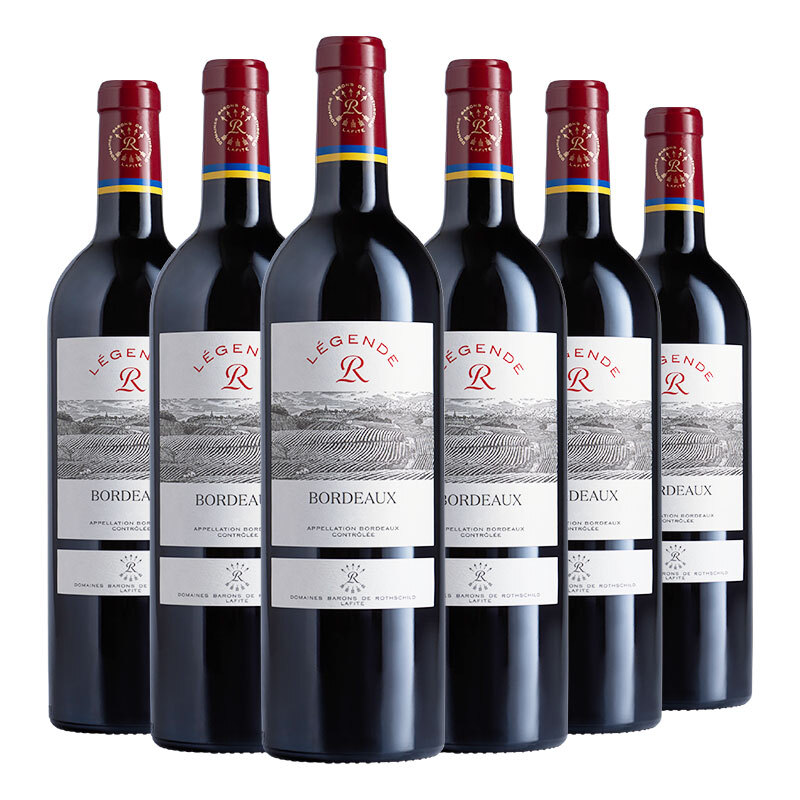 CHATEAU LAFITE ROTHSCHILD 拉菲古堡 传奇波尔多 赤霞珠 干红葡萄酒 750ml*6瓶 整箱