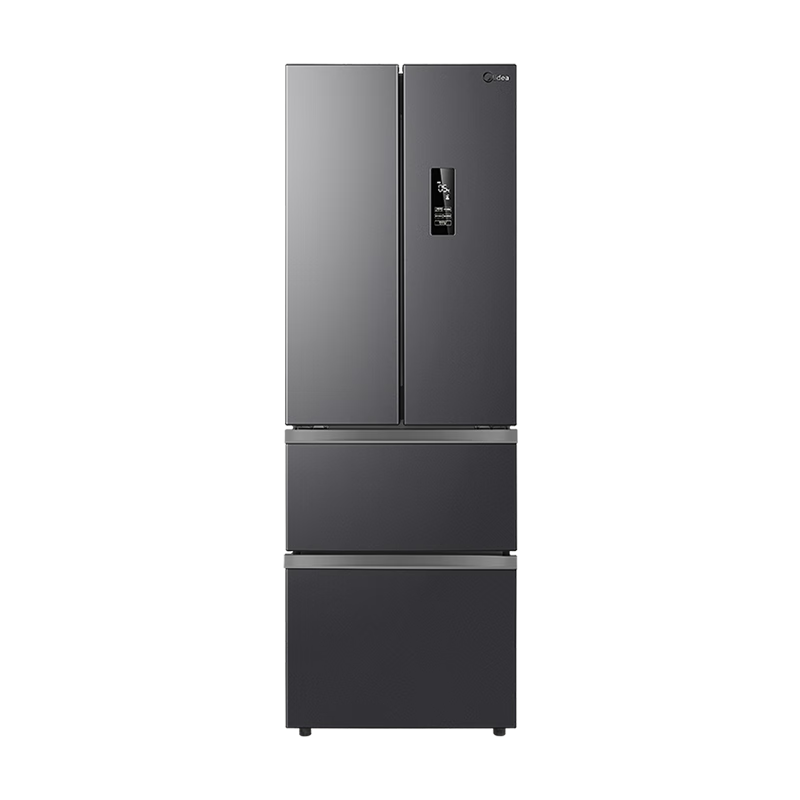 PLUS：美的（Midea）325升 法式多门冰箱 一级能效 变频 BCD-325WFPM(E) 1550.12元（