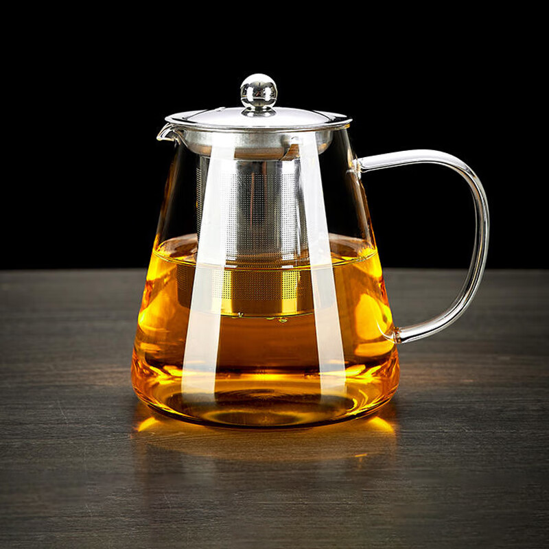 青苹果 GREEN APPLE茶壶茶水分离玻璃泡茶壶煮茶耐高温带滤网飘逸杯功夫茶茶