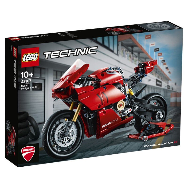 LEGO 乐高 Technic科技系列 42107 杜卡迪 Panigale V4 R 赛道摩托 419元（需用券）