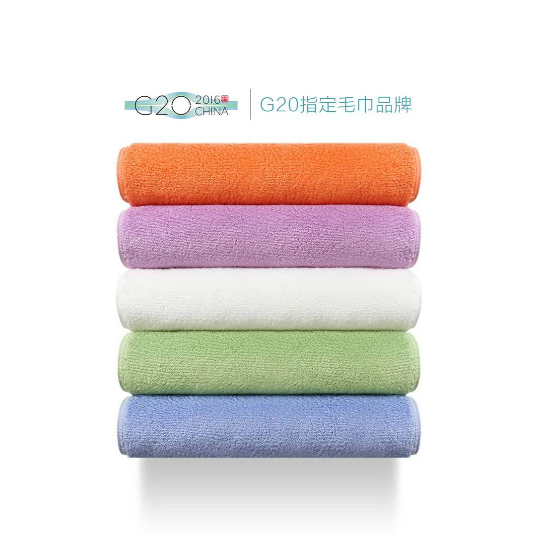 Z towel 最生活 有鱼精选最生活毛巾 5条装（白蓝绿紫橘） 99元