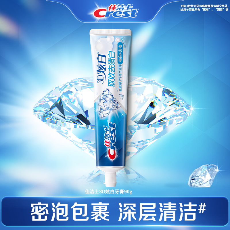 Crest 佳洁士 3D炫白冰极薄荷牙膏 9.9元