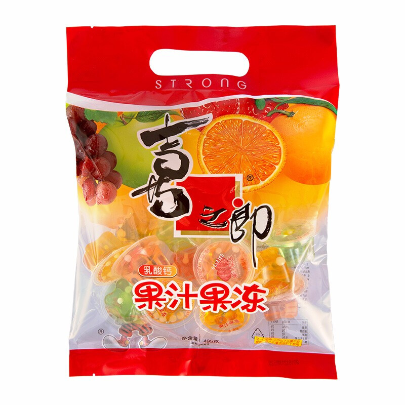 XIZHILANG 喜之郎 乳酸钙 果汁果冻 混合口味 495g 7.5元