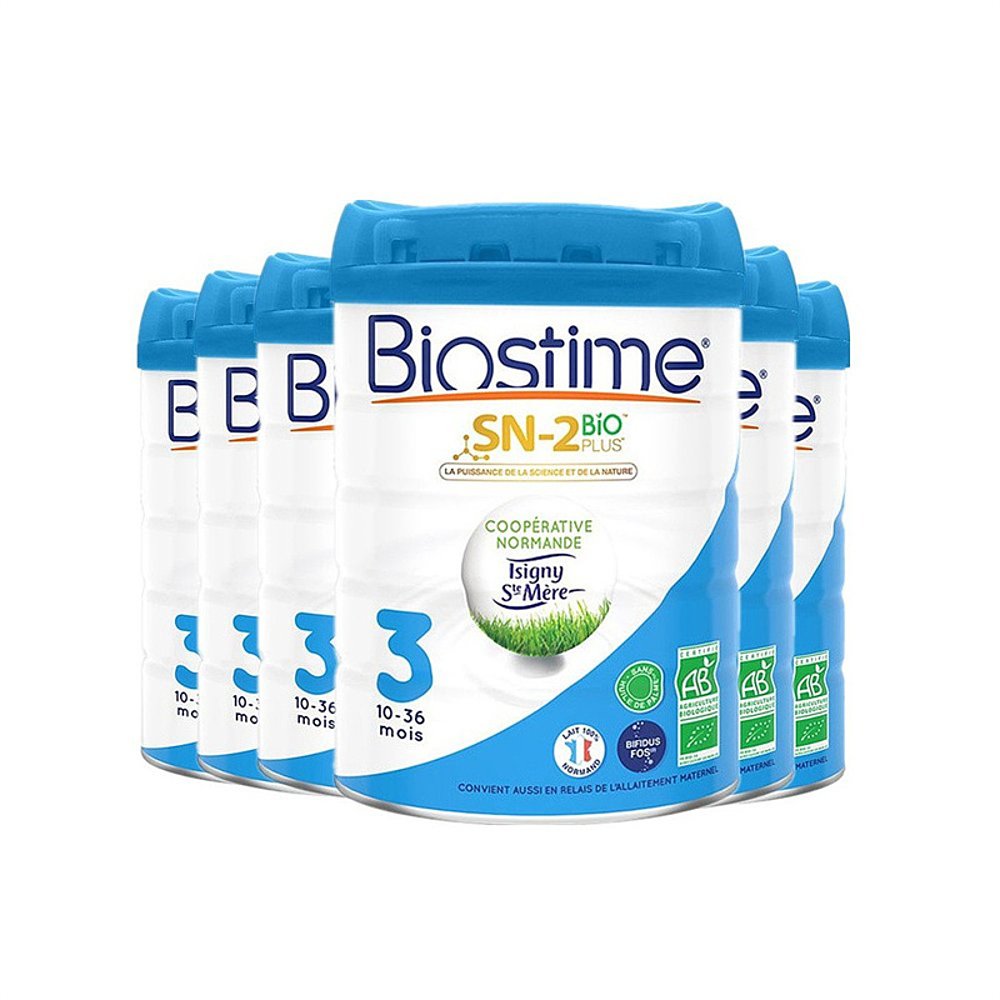 BIOSTIME 合生元 3段有机幼儿奶粉800G*6罐 (10- 1414.55元