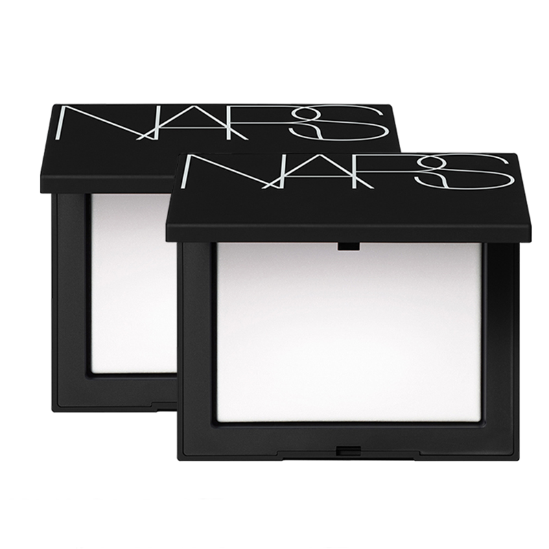 NARS 纳斯 娜斯哑光散粉定妆粉10g*2控油提亮大白粉扑蜜粉饼 297元