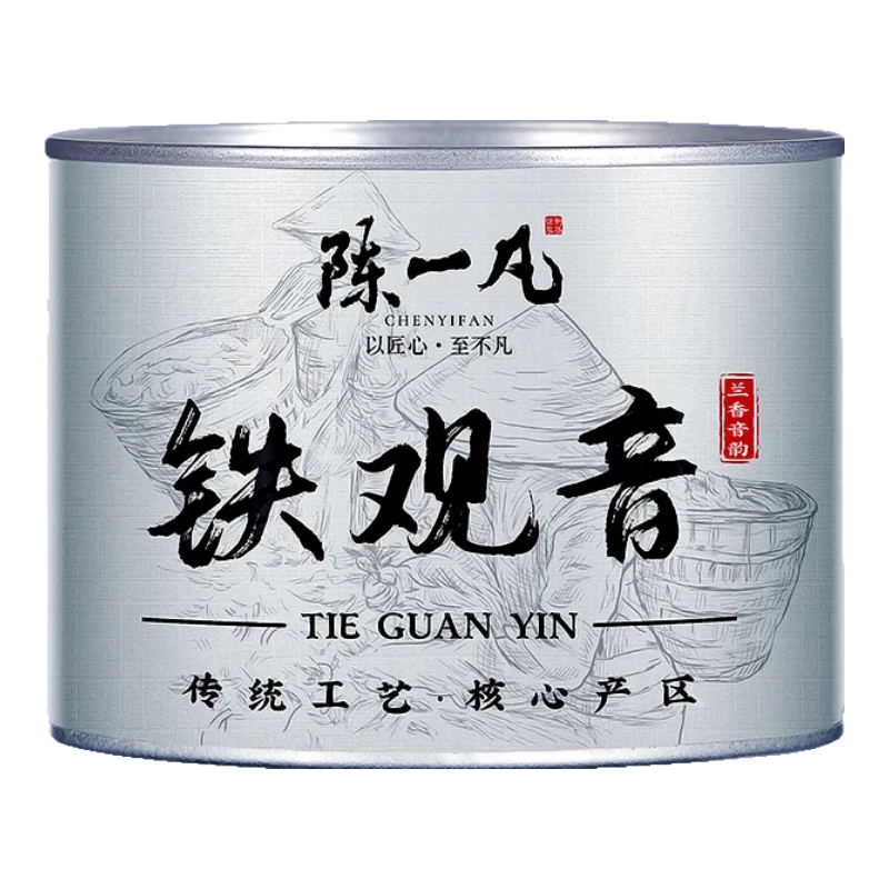 京东百亿补贴：陈一凡 铁观音 清香型口粮罐装100g 9.9元包邮