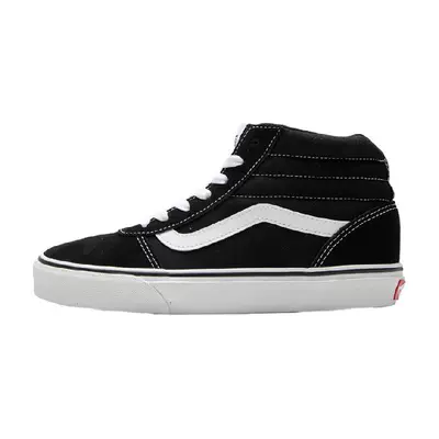 Vans复古中帮经典黑白配色运动鞋 79.27元+淘金币5.97
