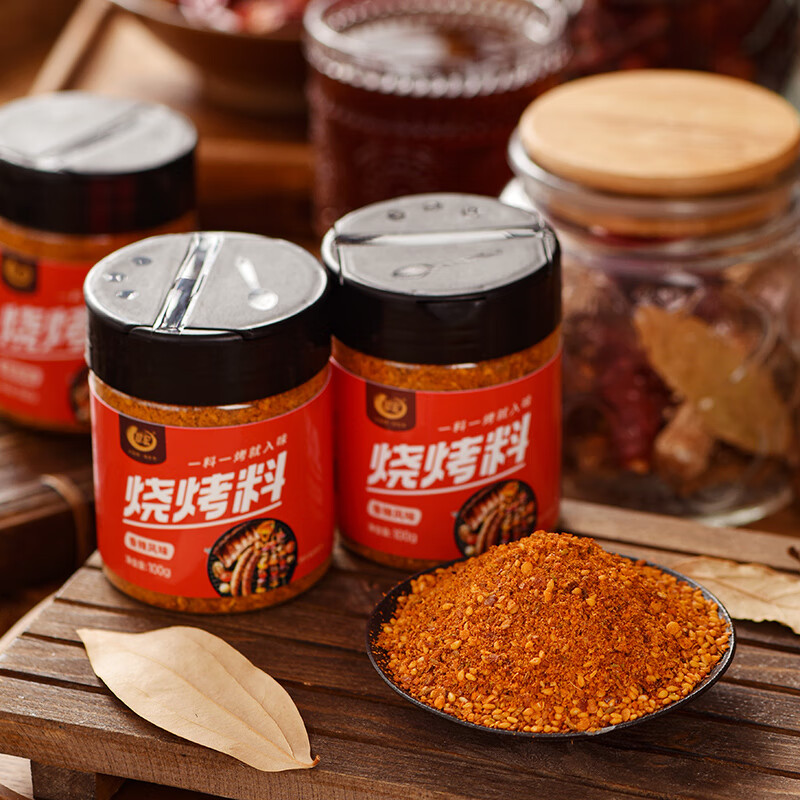 翠宏 烧烤料 香辣味100+孜然味100g 12.8元（需用券）