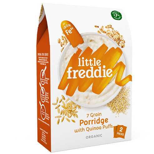 小皮 Little Freddie）C有机藜麦多谷物高铁米粉160g*1盒 宝宝辅食专享 44.9元（需