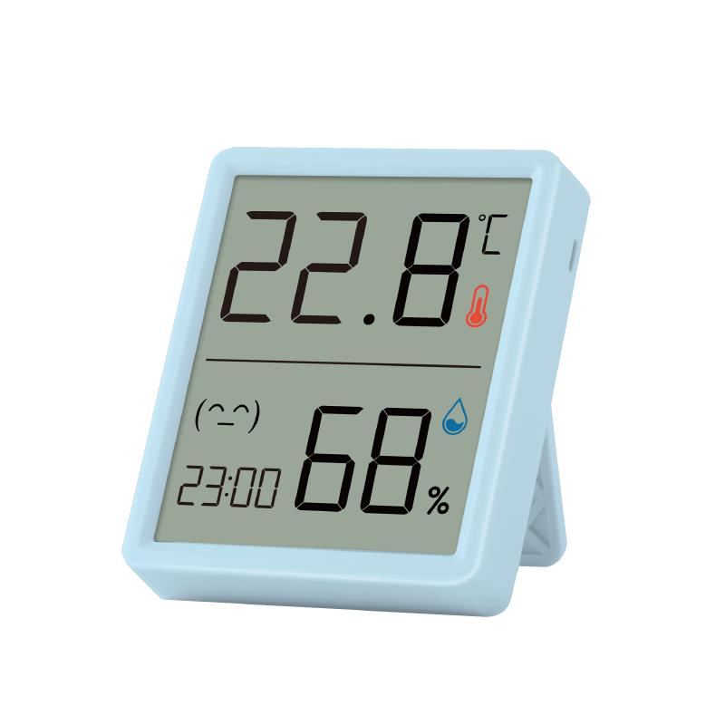 得力 LE517 室内电子温湿度计 带时间+表情显示 9.99元