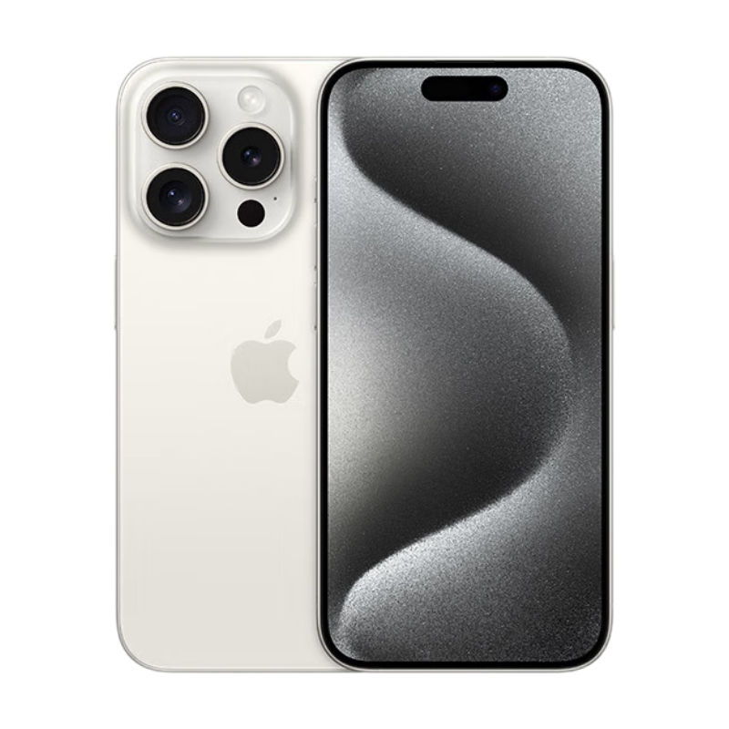 限地区、PLUS会员：Apple 苹果 iPhone 15 Pro 5G智能手机 128GB 白色钛金属 6812.01元