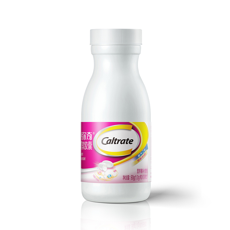 Caltrate 钙尔奇 液体钙 补钙 维生素D 软胶囊 90粒 31元（需用券）