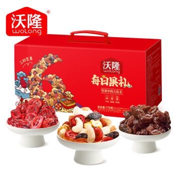 wolong 沃隆 每日果礼礼盒 混合口味 770g ￥47.5
